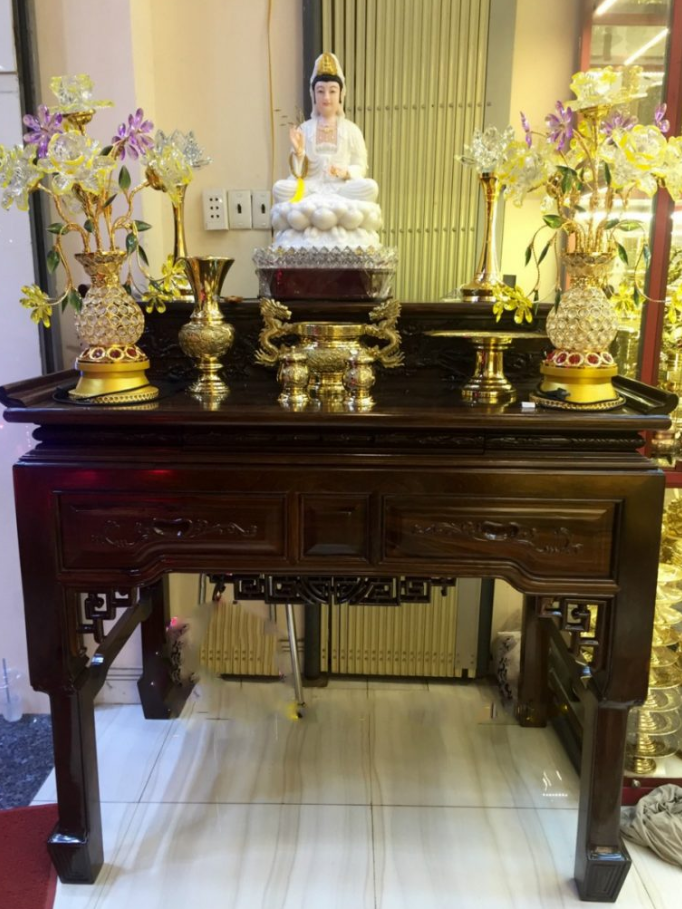 Kích thước bàn thờ Phật Bà Quan Âm